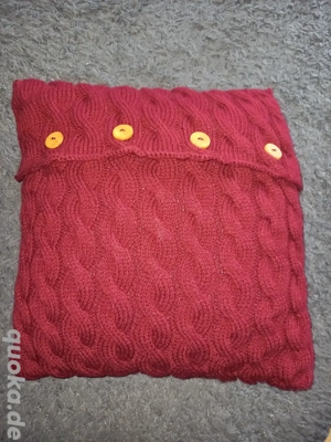 Dekokissen handgestrickt  Bild 3