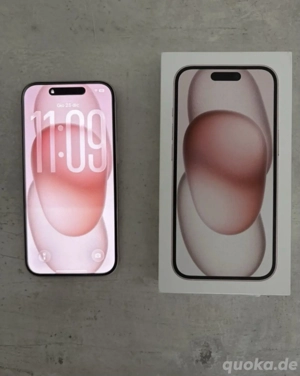 Apple iPhone 15 Pink Rosa original iphone handy mit OVP und sehr guter zustand 