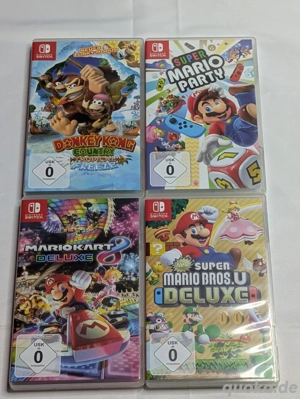 4 x nintendo switch 1 videospiele 