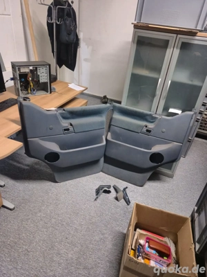 VW T4 Türverkleidung Türpappen in BLAU links und rechts