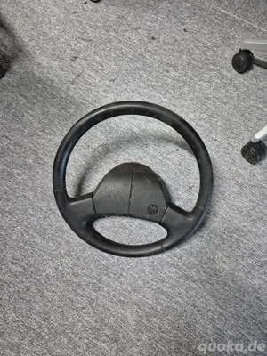 VW T4 Lenkrad für Bj. 90-95 ohne Airbag FEST LEDER