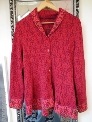 Strickjacke Gr. 38, Hofus, rot