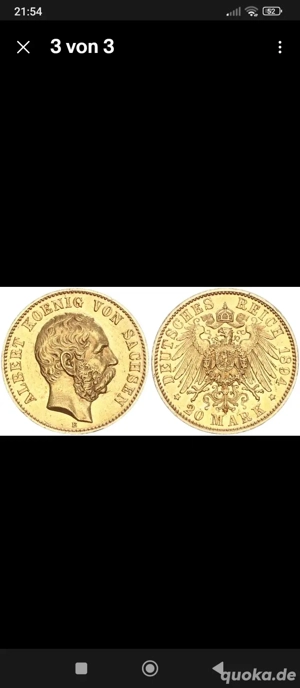 10 Reichsmark Kaiser Wilhelm deutscher Kaiser 