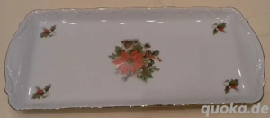 Stollenplatte Porzellan Mitterteich Bavaria Germany weihnachtlich 