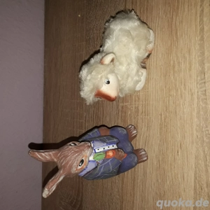 kleiner Osterhase und kleines Lamm 
