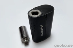 Deezy Vaporizer The KIND Pen für Hanf Kräuter 150-225  C, 1.100 mAh Akku Glasmundstück OLED     