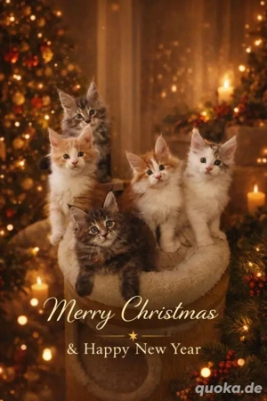 Maine Coon Kitten 1 Junge 3 Mädels mit Stammbaum