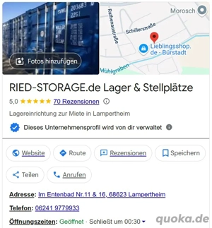 Container Garagen Lager für Möbel, Hausrat, Werkzeuge uvm.