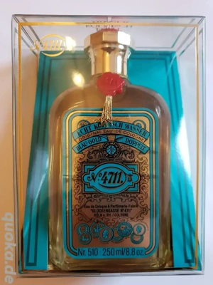 4711 Seifen Set Flakons Vintage Gold Blau Unbenutzt