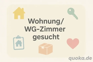 Suche Zimmer oder Wohnung