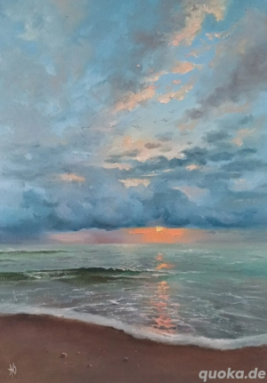  "Sea". Oil painting, handmade.