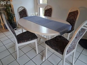 Esstisch ausziehbar  140  200 x 90cm und 6 Stühle
