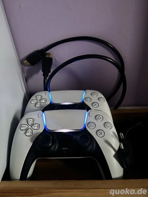beide sony Playstation 5 controller mit Ladekabel 
