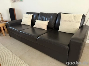 Ledersofa zu verkaufen