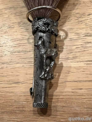 Gamsbart mit Silber Hülse 835 Bild 4