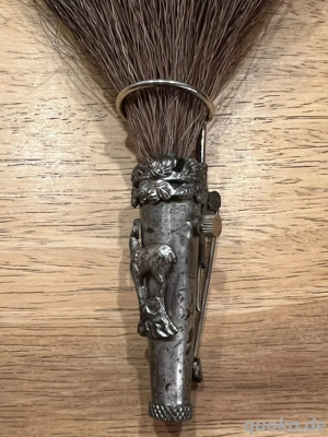 Gamsbart mit Silber Hülse 835 Bild 2