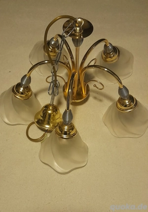 Alte schwere Deckenlampe