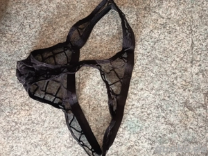 Herren Tanga Schwarz Größe S