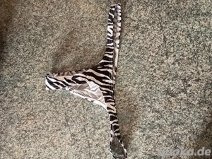 Tanga Herren, Größe M, weiß schwarz Bild 3