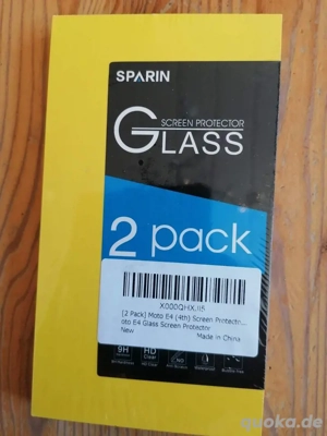 SPARIN Screen Protector Glass Motorola Moto E4, Original Verpackt