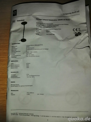 Heizstrahler Bild 2
