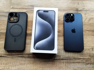 Apple iPhone 15 Pro Max Titanblau, 256 GB, 98% Batteriezustand