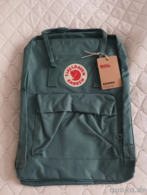 Fjällräven Kanken Rucksack Frostgrün 16l Neu 