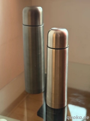 2  Thermos Isolierflasche   Set (0,75 L + 1 L)