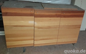 Sideboard moderne Holzoptik Metallfüße