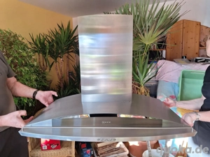 Dunstabzugshaube in Edelstahl