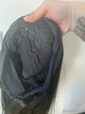 stirnband perücke schwarz  Bild 3