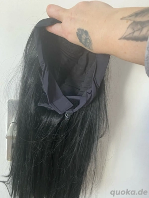 stirnband perücke schwarz  Bild 2