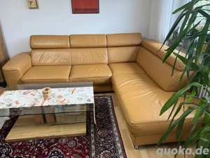 Ledercouch, 260x210 cm