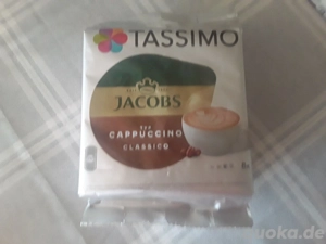 Wegen Verkauf abzugeben 8 Päckchen tassimo cappucino