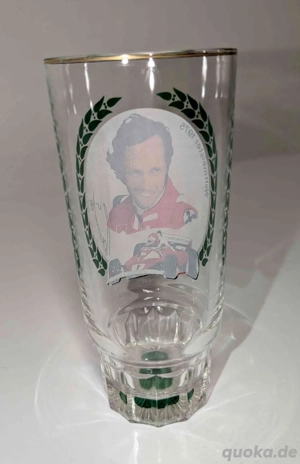 Trinkglas Niki Lauda Weltmeister 1975 Bild 4