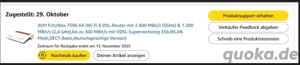 --- AVM FritzBox 7590AX NEUE!   200 Euro + 6,19 Versand