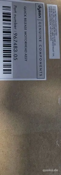 --- NEUE! Dyson 967483-05 Turbodüse V7V8V10V11V15 Original  80 Euro + 6,19 Versand