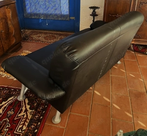 Ledersessel   Ledersofa (2-,3-Sitzer, Ecksofa) Kunstleder; schwarz