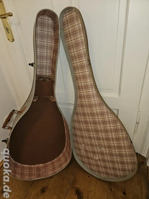 Antik! Vintage! Gitarrenkoffer Bass Gitarre Koffer Krause Braunschweig Deko!