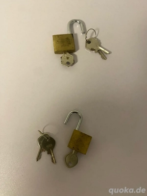 Vorhängeschlösser 2 Stk, unbenutzt