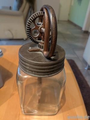 Antike Butterschleuder Buttermühle