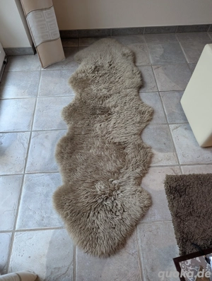2 Echtfellteppiche Echtfellläufer