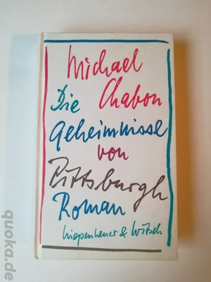 Die Geheimnisse von Pittsburgh - Michael Chabon - Hardcover