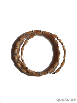 Armreif - Armband - Spirale - nude - altrosa - neuwertig