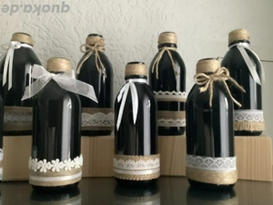 Glasvasen Tischdeko Hochzeit Event Vintage Style 15 Stück 