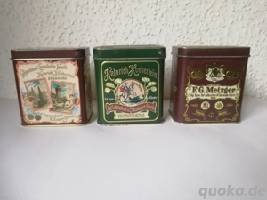 3 x Blechdosen Dose Nostalgie Haeberlein Metzger Bild 2