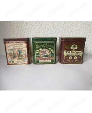 3 x Blechdosen Dose Nostalgie Haeberlein Metzger