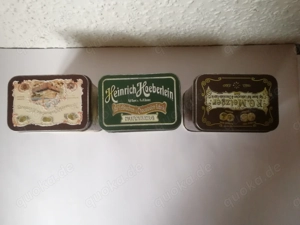 3 x Blechdosen Dose Nostalgie Haeberlein Metzger Bild 3