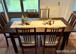 IKEA Esstisch Bjursta + 6 IKEA Stühle Börje