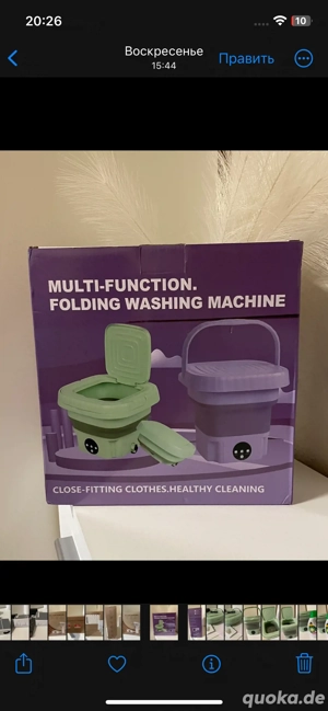 Tragbare Waschmaschine - Kompakt und praktisch für unterwegs!